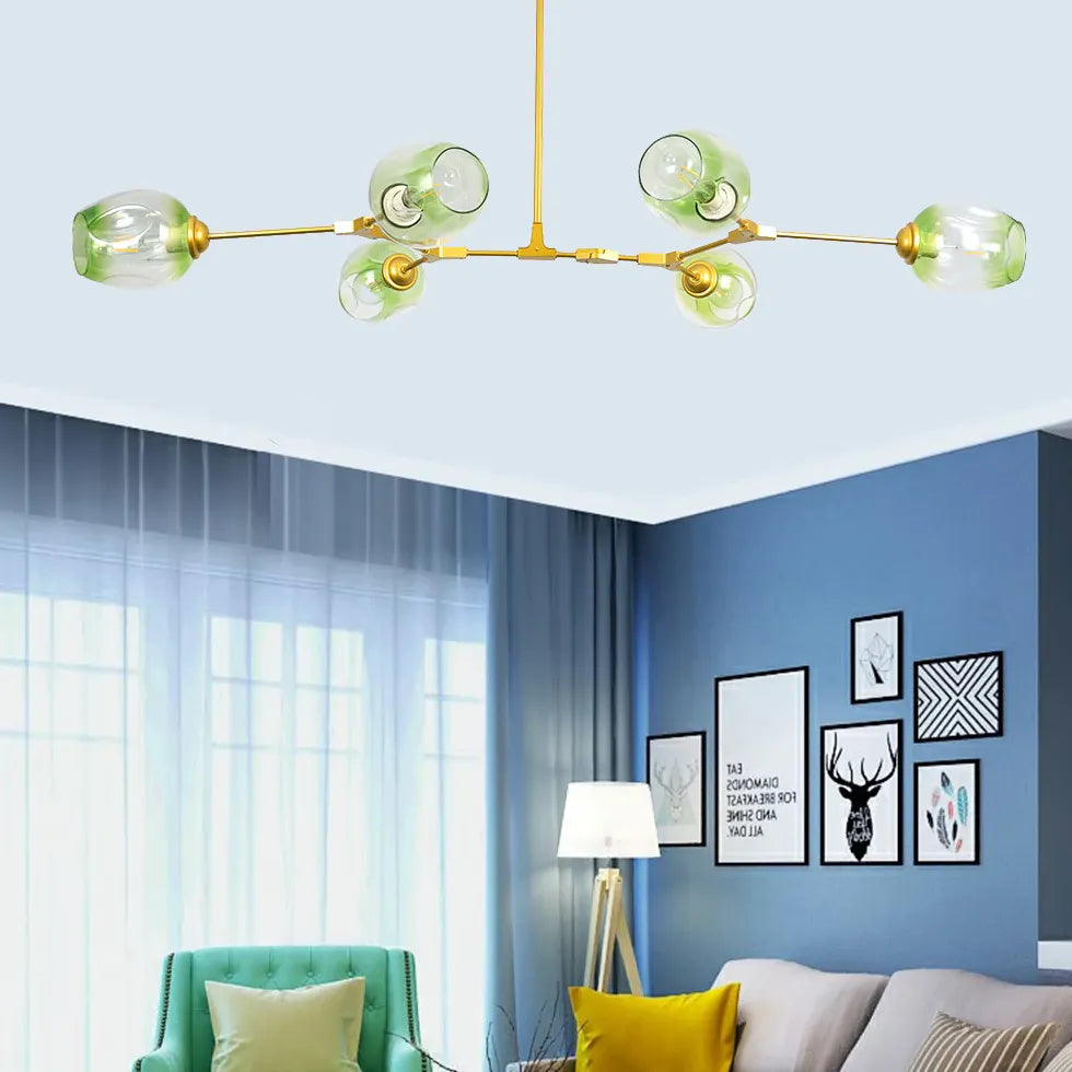 Transparent Glass Ball Modern Minimalist Chandelier