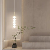 String of Pearls White Modern Pendant Light