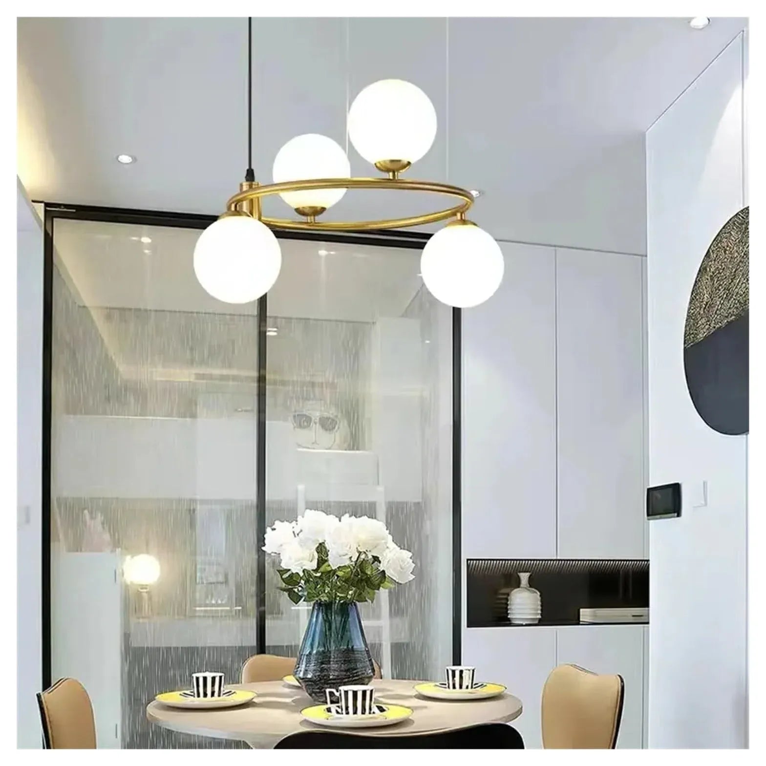 Circular for Living Room Modern Pendant Light