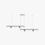 Lampadario Argento Moderno per Cucina LED