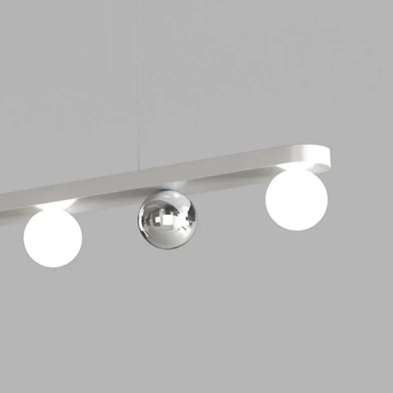 Lampadario Argento Moderno per Cucina LED