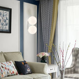 Applique Sfera Vetro Bianco per Bagno