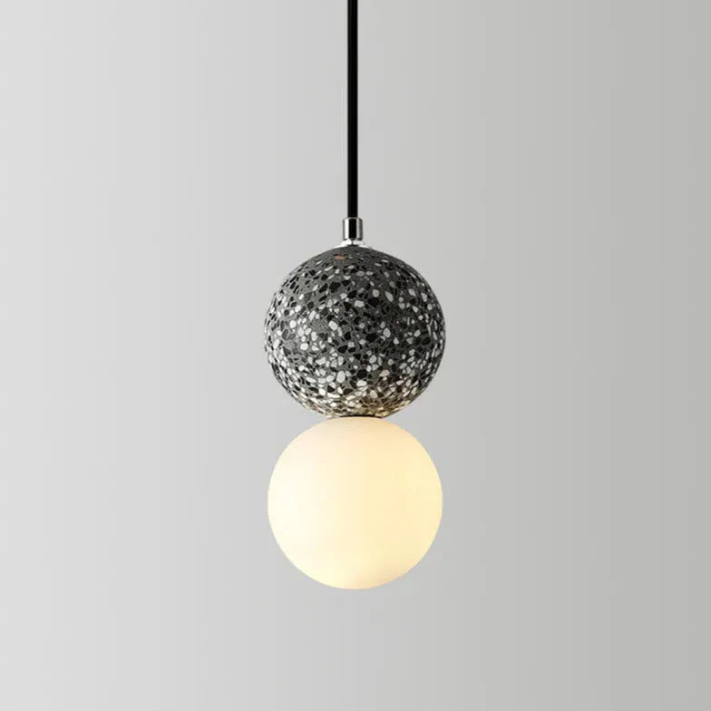 Terrazzo Spherical Modern LED Pendant Light