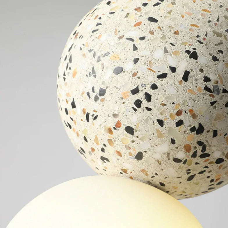 Terrazzo Spherical Modern LED Pendant Light