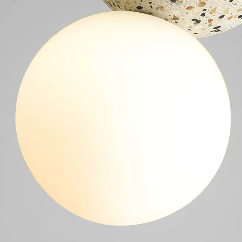 Terrazzo Spherical Modern LED Pendant Light