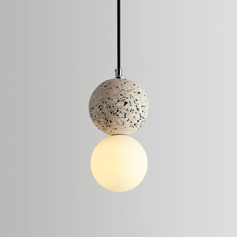 Terrazzo Spherical Modern LED Pendant Light