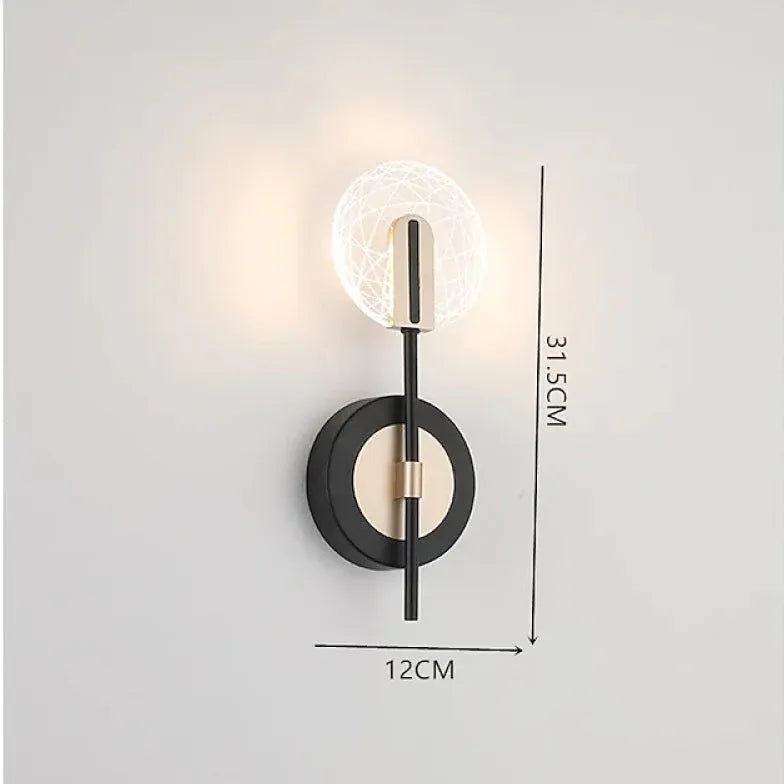 Rotating Round Led Modern Wall Lights