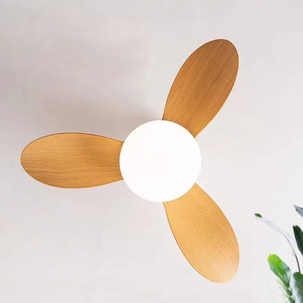 Three-Blade Acrylic Ceiling Fan with Light