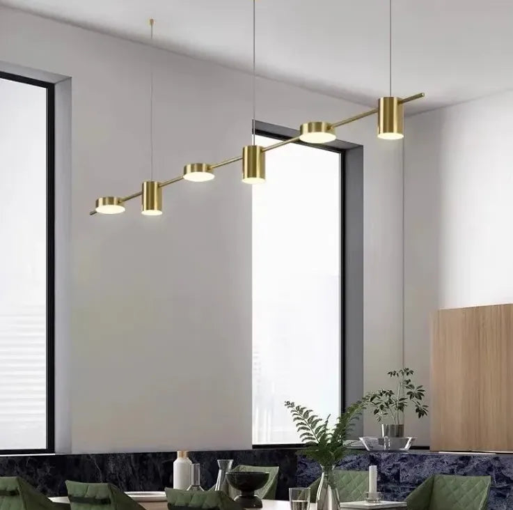 Lampadario Led Lineare per Ristorante Elegante