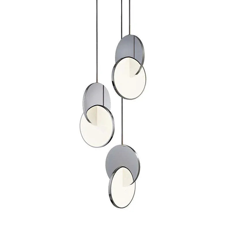 Round Geometric Modern Pendant Light