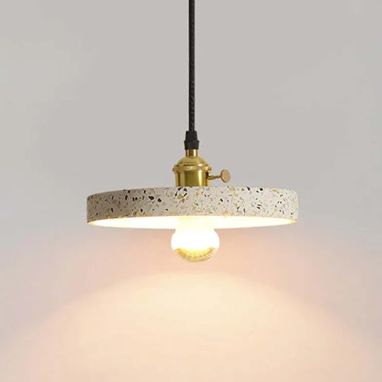 Terrazzo-style Speckled Texture Pendant Light