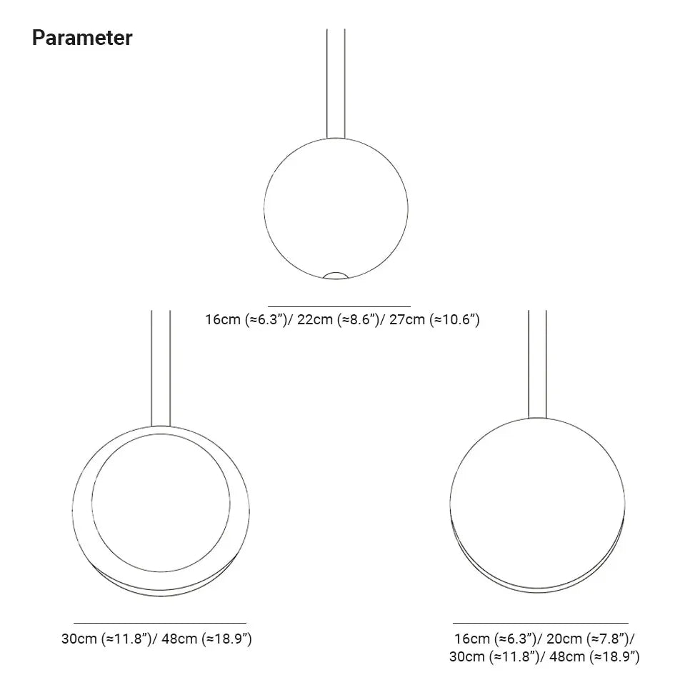 Lampadario Led Rotondo Per Sala da Pranzo